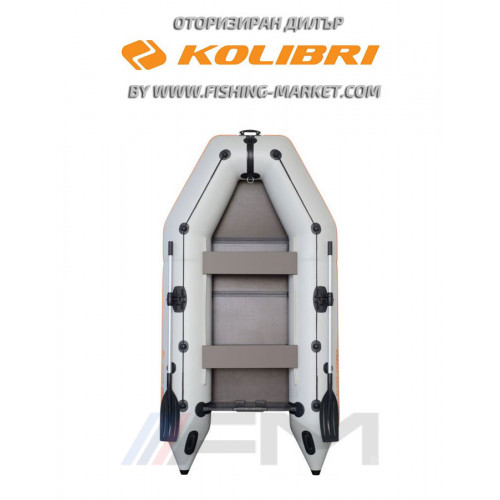 KOLIBRI - Надуваема моторна лодка с твърдо дъно KM-300 Book Deck